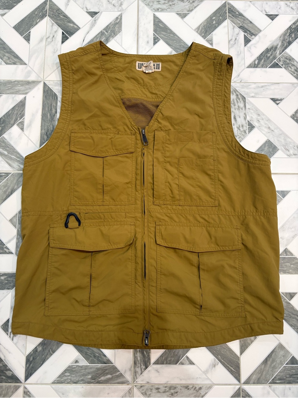 Utility Vest Duluth Trading Co. Men's M Outdoor Olive Green